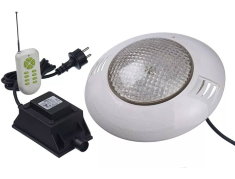 Kit Luzes LED  Foco Piscina com Comando 406 LED (35 W - ABS - 275 x 75 mm)