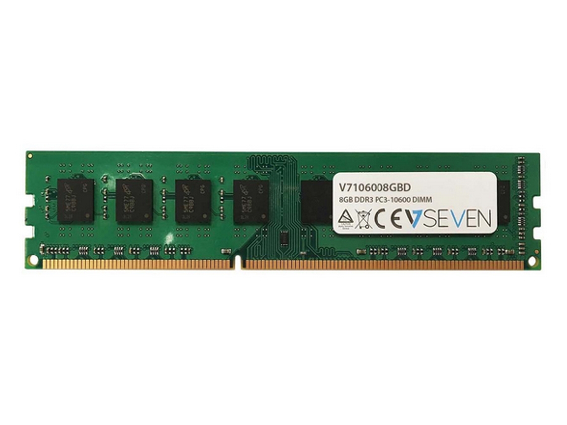 Memória RAM DDR3 V7 V7106008GBD (1 x 8 GB - 1333 MHz - Verde)