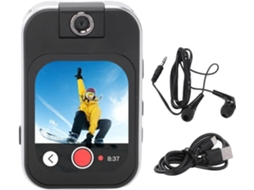 Reprodutor De Mp3/mp4 Com Câmera Ação Hd, Esportiva Recarregável Via