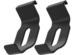 Abaodam Support Pour Casque De Jeu Sans Perçage 2 Pièces Support De Casque Pour Manette Abs Noir Base Stable