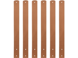 Ultechnovo Conjunto De 6 Peças Suporte Toalhas Em Couro Pu Para Parede, Com Ganchos Para Banheiro, Cozinha E Quarto