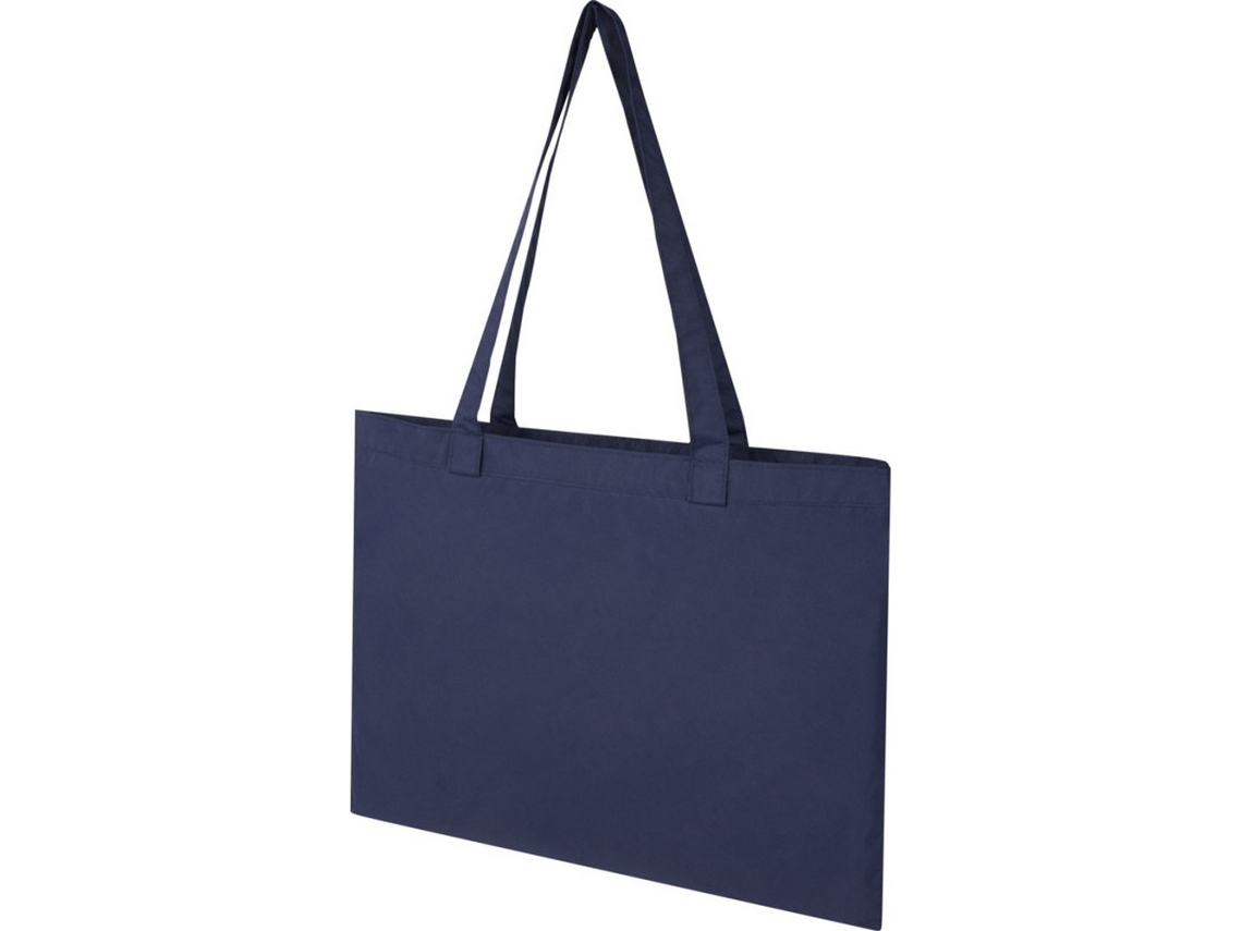 Bolsa De Compras Circular Reciclada Kai, Tamanho Único, Azul Marinho. Aquaforge