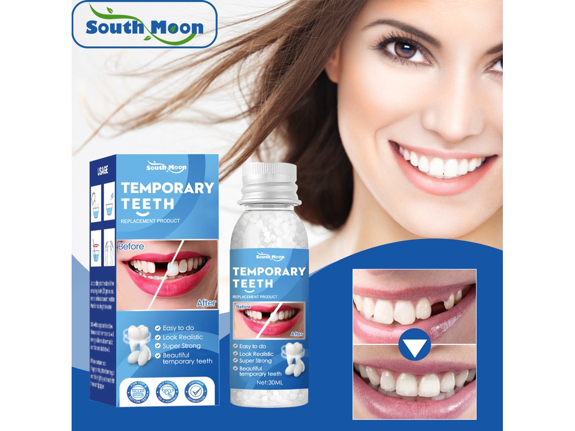 Cola Dental Sólida Para Preenchimento Temporário De Dentes, Recheio Para Dentaduras, Cola Para Ajuste De Dentes Truyuety