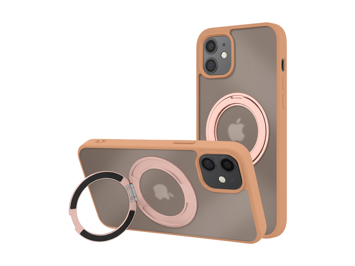 Capa Magsafe Para Iphone 11 Design Híbrido Com Anel Suporte