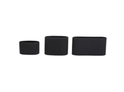 3pcs Elásticos De Silicone Anti-derrame E Resistente Ao Calor Para Barbearia, Bandas Para Tijeras De Cabelo
