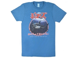 Jaws Japanese Warning T-shirt Unisex Adults Size:m