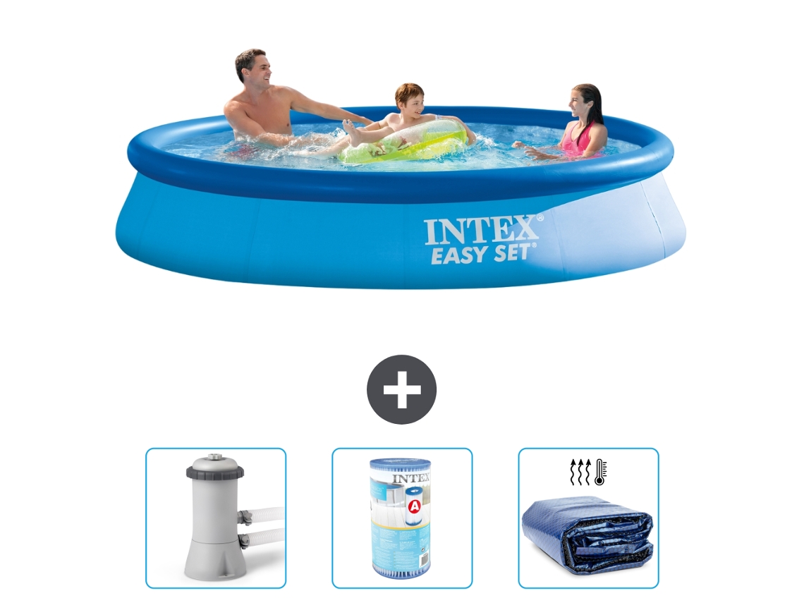 Piscina Easy Set Redonda 366x76 Cm 4 peças S21280 INTEX