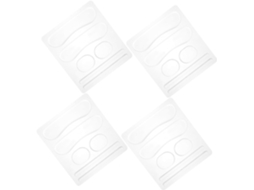 Protetores De Calcanhar, Pacote Com 4-unidades, 24 Peças De Silicone Transparente, Almofadas Flexíveis Autoadesivas Para