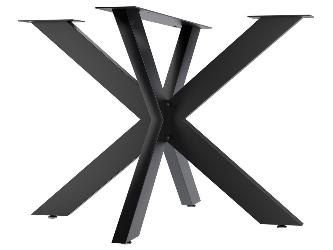 Pés De Mesa Biloxi Preto 100x100 Cm