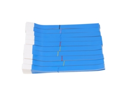 1000 Pulseiras Descartáveis, Impermeáveis E Resistentes Ao Rasgo, Para Eventos, De Papel, Para Parques Infantis, Concertos, Cor Azul.