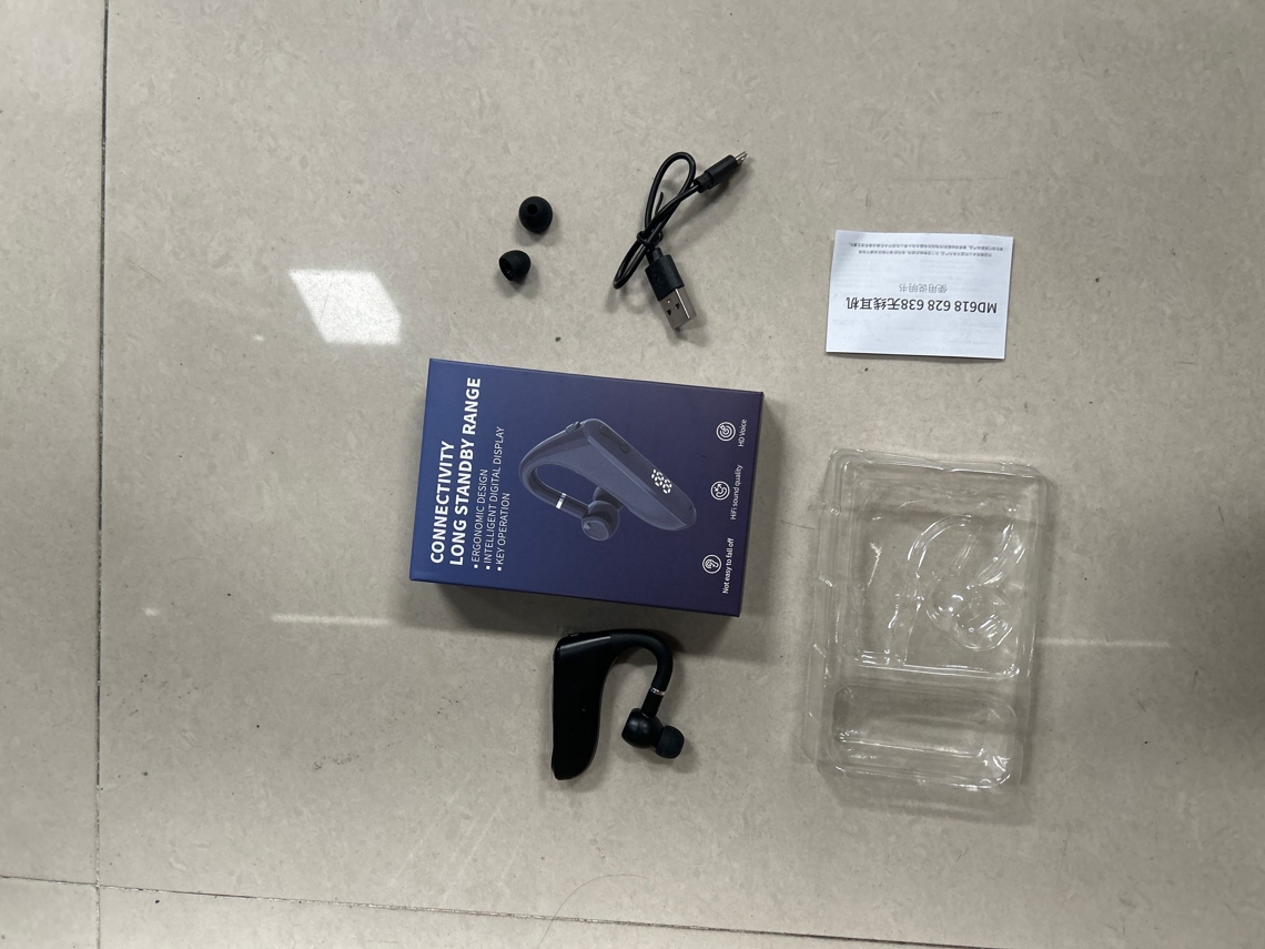 Fone De Ouvido Sem Fio V5.2 Headset Hands-free Cvc6.0 Cancelamento De Ruído 50h De Reprodução Para Motorista Escritório Esportes