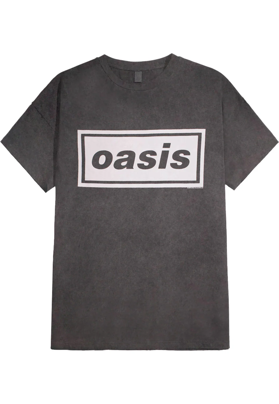 Size:xxxl Rockinstone Oasis - Decca Logo Washed - T-shirt Unisex Adults