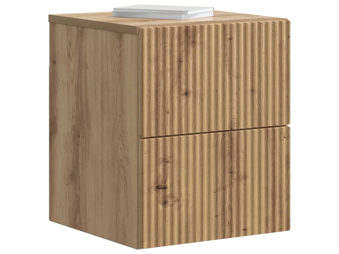 Gabinete de Canto Montado na Parede 2 Pcs Carvalho Arttisan MAISON EXCLUSIVE