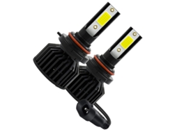 Lâmpada Led 9005 Para Carro, Feixe De Luz Amplo E Grande Área Iluminação, Alumínio Aeronáutico Preto, Ip65, Par, 8000lm