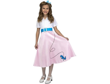 Fato de Menina DISFRAZZES Pink Ladies Cinto Azul (Tam: 5 a 6 anos)