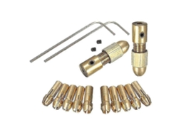 Conjunto de 14 Mandris Pequenos para Furadeira Elétrica 0,5 a 3 Mm em Cobre Mandril Torque GOKOCO (hexag Onal)