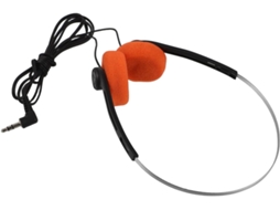 Fones De Ouvido Retrô Leves E Ajustáveis, Em Pvc E Espuma, Modelo Supra-auricular.