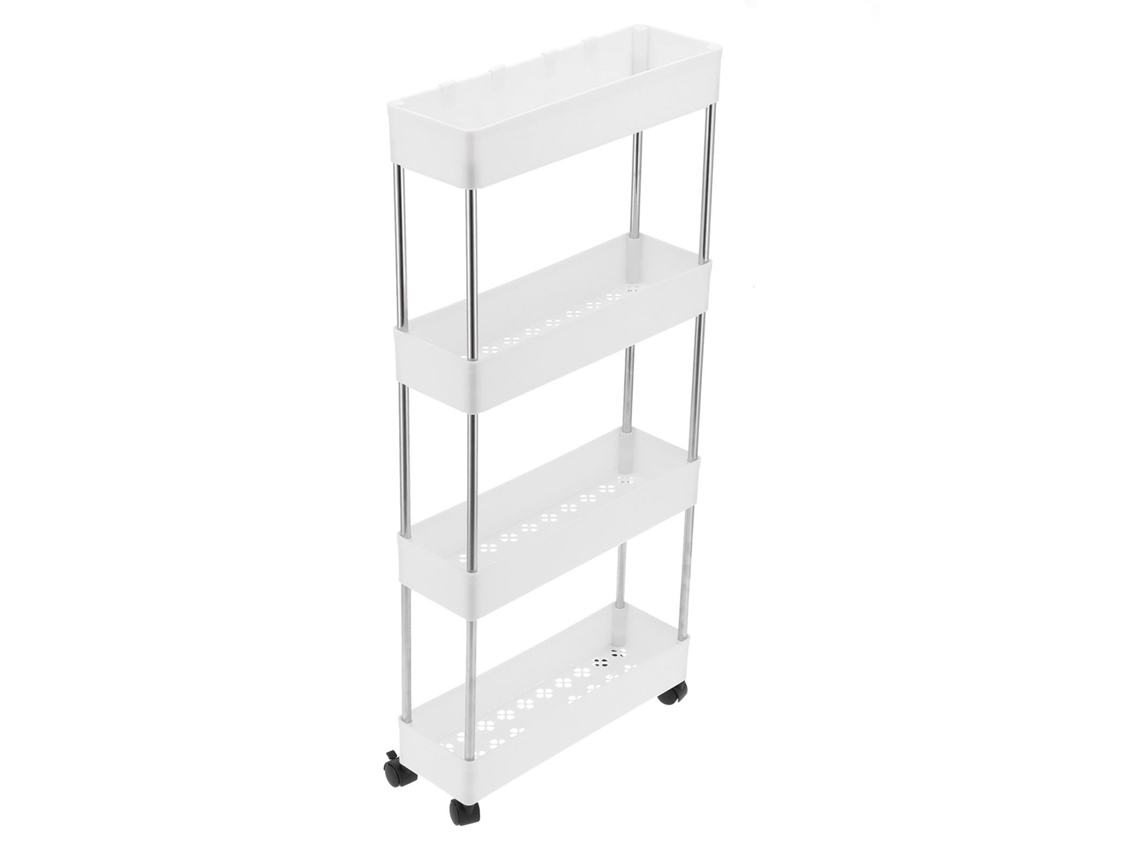 Rack De Armazenamento Móvel Para Banheiro, Prateleira Condimentos Cozinha Lavanderia Escritório Doméstico