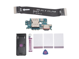 Aetheria conector de Dock Flex e Porta de Carregamento Usb C para Galaxy S23 Sm S911u com Kit de Ferramentas
