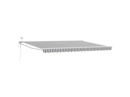 Conjunto 1 Toldo Elétrico Vidaxl Antracite Poliéster (4 × 3 M)