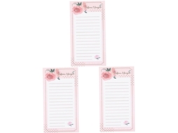 3 Peças 1 Caderneta Des Cahiers Tableau Magnétique Pour Réfrigérateur Lunettes De Soleil Pense- Bloc-notes