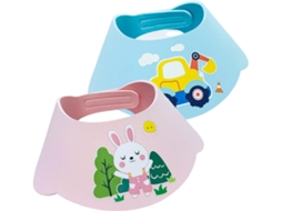 Toucas De Banho, Conjunto Com 2 Toucas De Banho Para Bebês, Touca De Banho Infantil Com Abas Largas Para As Orelhas
