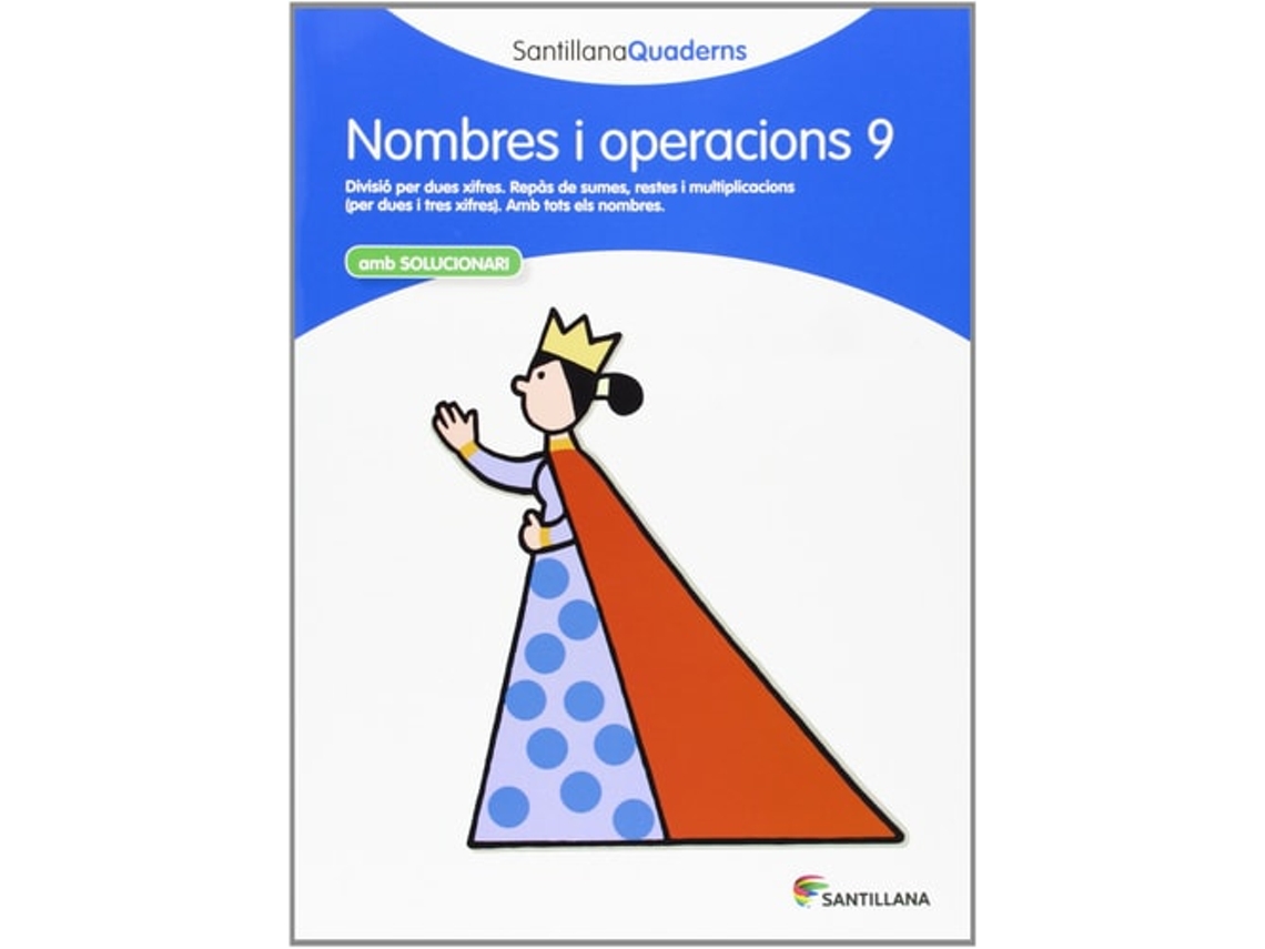 Livro Nombres I Operacions 9 Santillana Quaderns de No Info (Catalão)