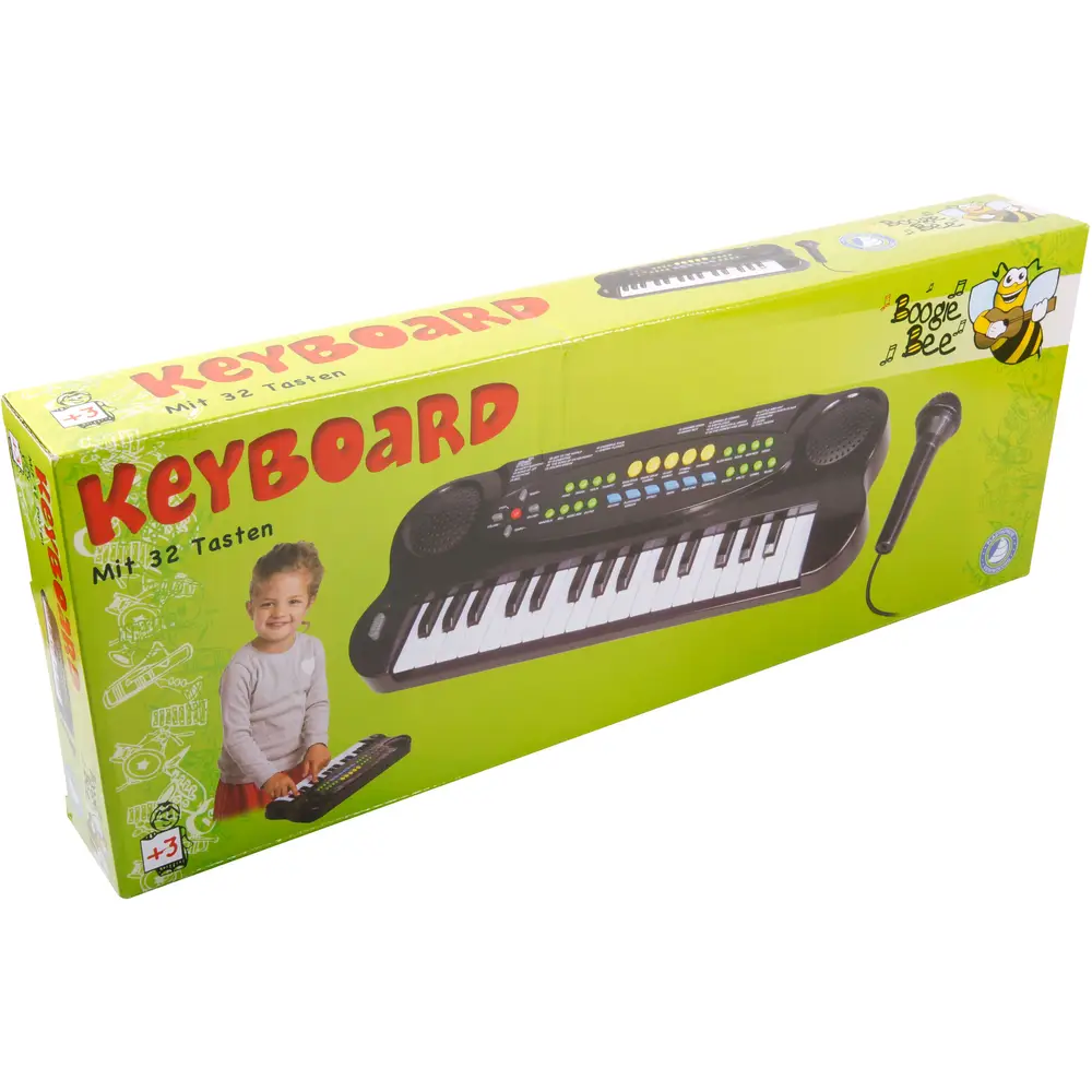 Teclado Vedes Com Microfone E Músicas De Demonstração Brinquedos Eletrônicos