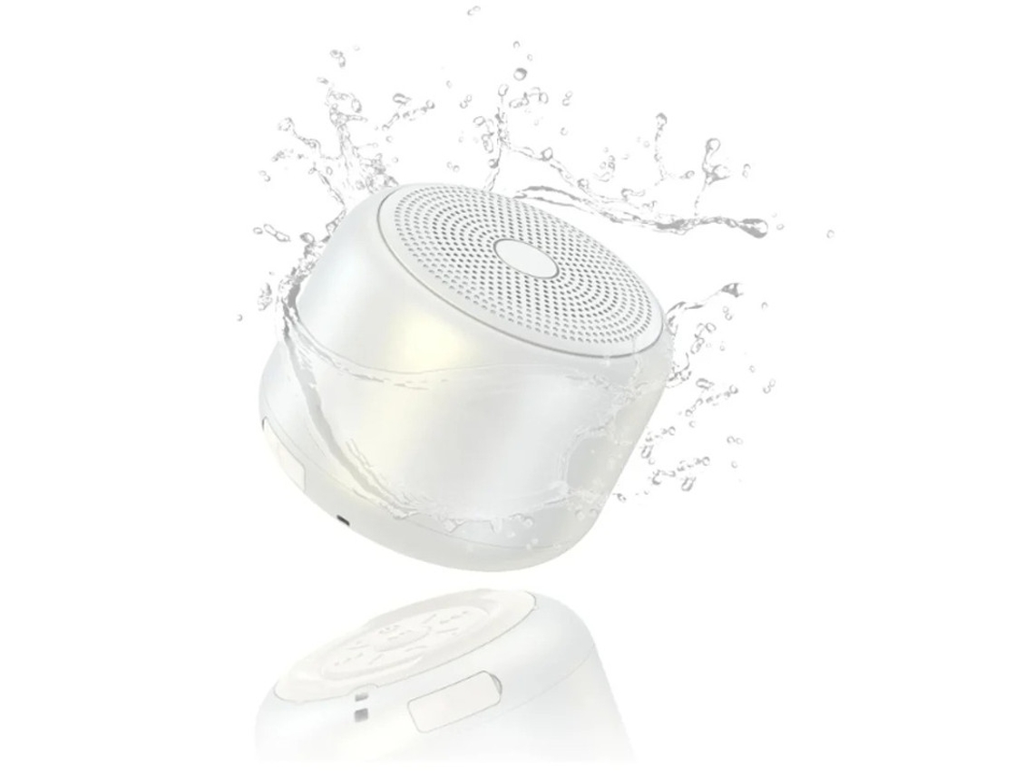 Alto Falante Bluetooth Yizhood Bt2602 Estéreo À Prova Dágua Alto Branco