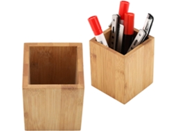 Okjhfd Organizador de Lápis Maquiagem E Artigos Papelaria, Porta Lápis de Bambu, Secretária Ideal, Escola e Mesa