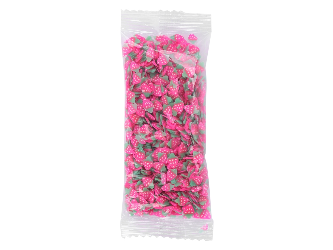 Rebanadas De Arcilla Polimérica Para Arte De Uñas En Forma De Fruta Decoración Para Uñas Teléfonos Y Gafas Fresa 10g