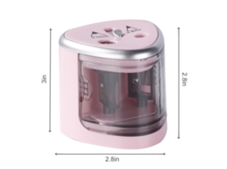 Apontador Elétrico de Dois Furos Rosa XIAOMOYU