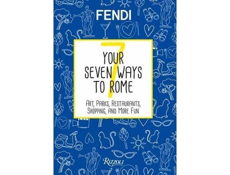 Livro your seven ways to rome de fendi (inglês)
