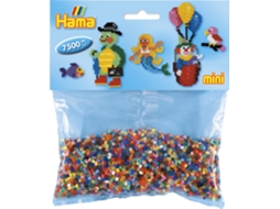 Hama - 7 500 Mini Pérolas (pequenas Pérolas Ø2,5 Mm) 48 Cores