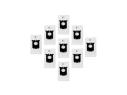 Acessórios de Aspirador 9Pcs Sacos De Pó Para Fc8202 Fc8204 Fc9087 Fc9088 Hr8354 Hr8360 Hr8378 Hr8426 Hr8514