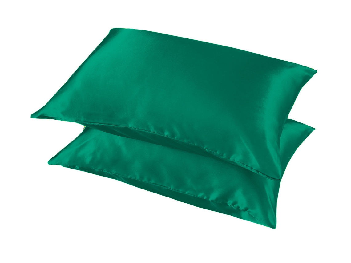 2Pack Fronha de Seda para Cabelo e Pele Macia Feminina de Cetim Fronha de Seda King Size Não.2