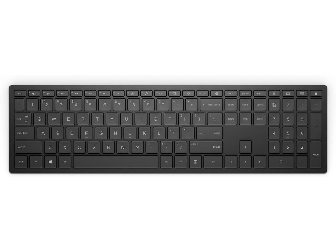 Teclado HP HP 600 (Outlet Grade A - Wireless - Idioma Português - Teclado Numérico)