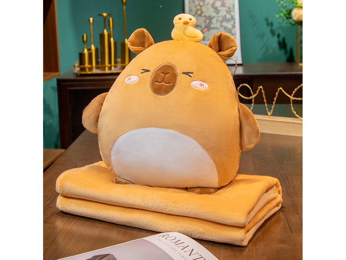 Almofada De Peluche Com Manta - 100cmx170cm - Pato - Eifson