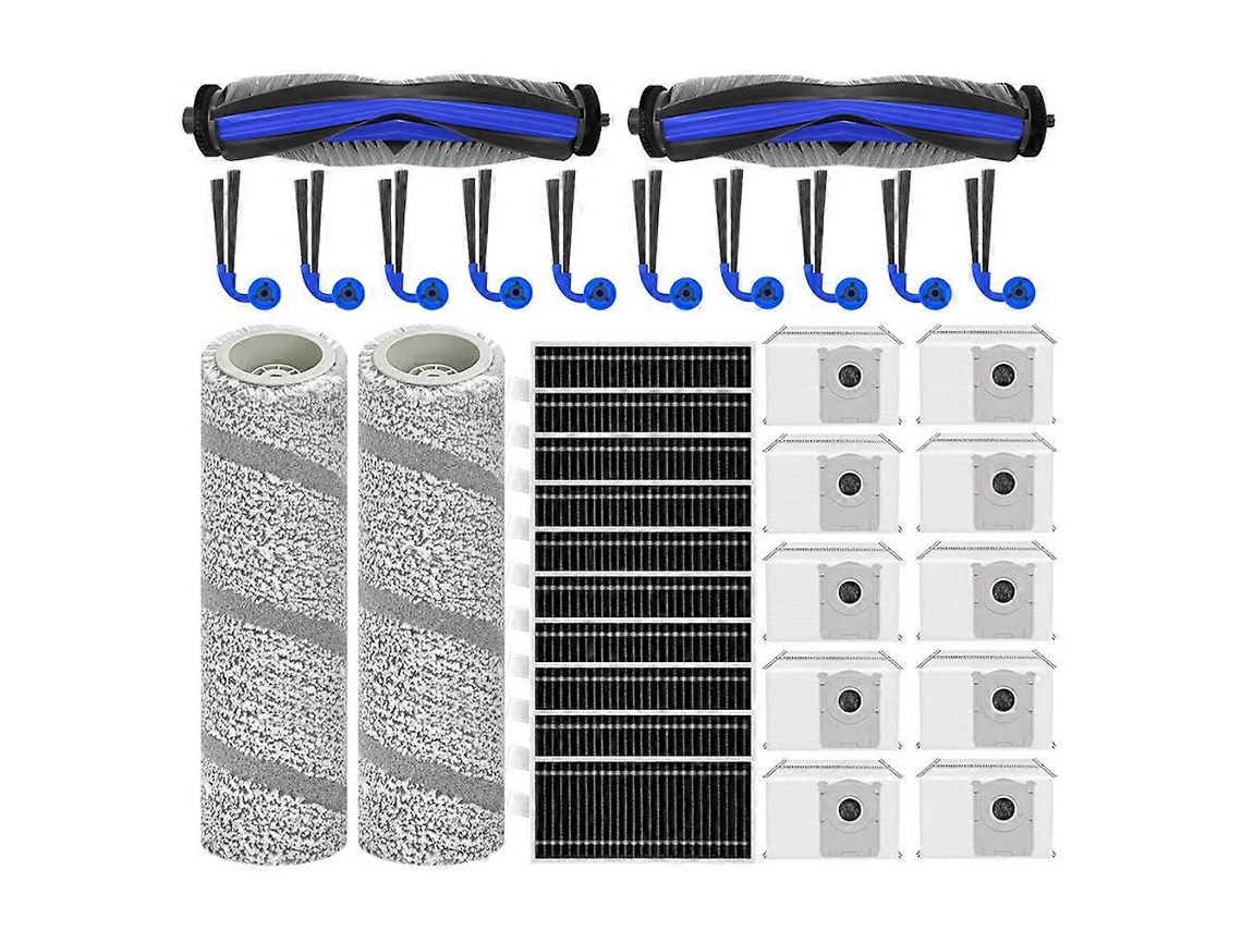 Para Ecovacs Debot X11 Pro Omni( Tanque Água Versão ) Principal Escova Lateral Hepa Filtro Rolo Almofada Esfregão Saco Pó Acessórios