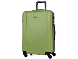 Mala de Viagem Média ITACA Abs Texturizado Verde  (50x75x30 cm - 70 L)