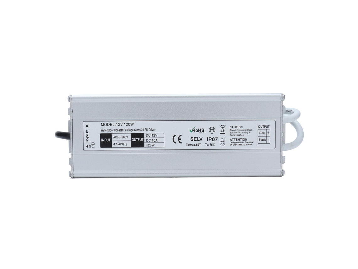 Driver Led À Prova D'água Ip67 120w Transformador