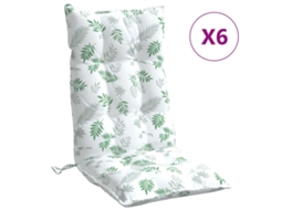 Highback Chair Cushion, Highback Chair Cushions Vidaxl Verde Tecido (n/a)