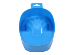 Bacia Para Molhar Mãos Com Design De Canaleta Para Remoção De Esmalte E Manicure Em Pp Resistente A Acetona (azul)