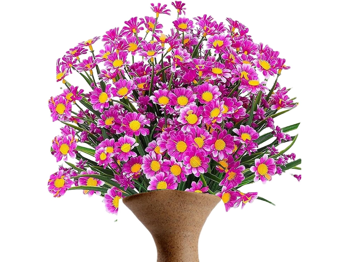 Margaridas Artificiais Resistentes Aos Raios Uv Para Uso Externo | Flores Uv Para Jardim
