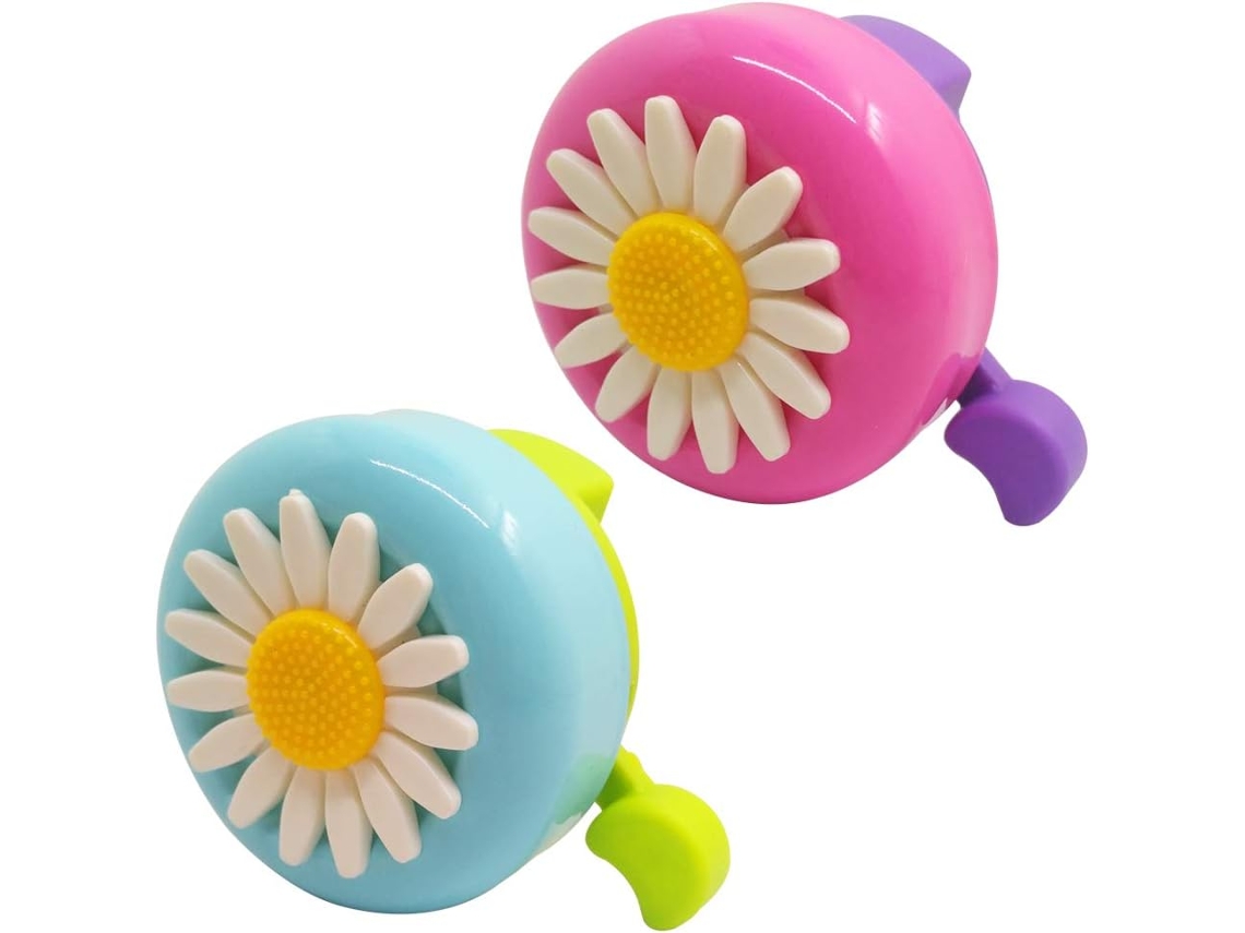 2 Unidades de Campainhas para Bicicleta, Infantil, Design Floral AQUAFORGE