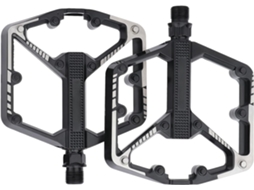 Conjunto De 2 Pedais Planos Para Mountain Bike, Em Liga Alumínio Com
