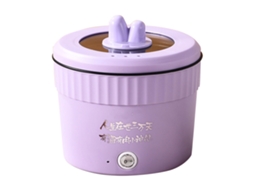 Panela Elétrica 1.5l Multifuncional Mini Rapid Cooker para Macarrão Dormitório Estudante | S/MARCA