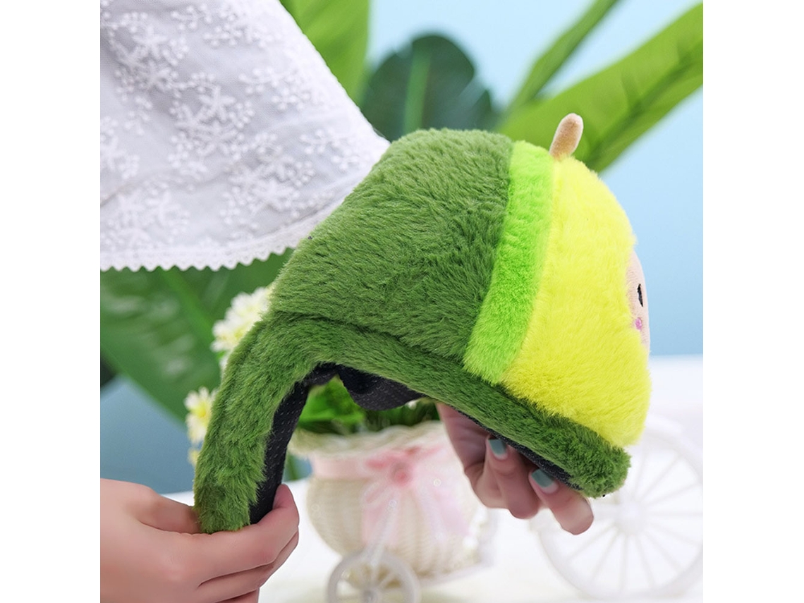 Primerox chinelos de Abacate Pelúcia Antiderrapante Quentes Confortáveis para Casa Inverno