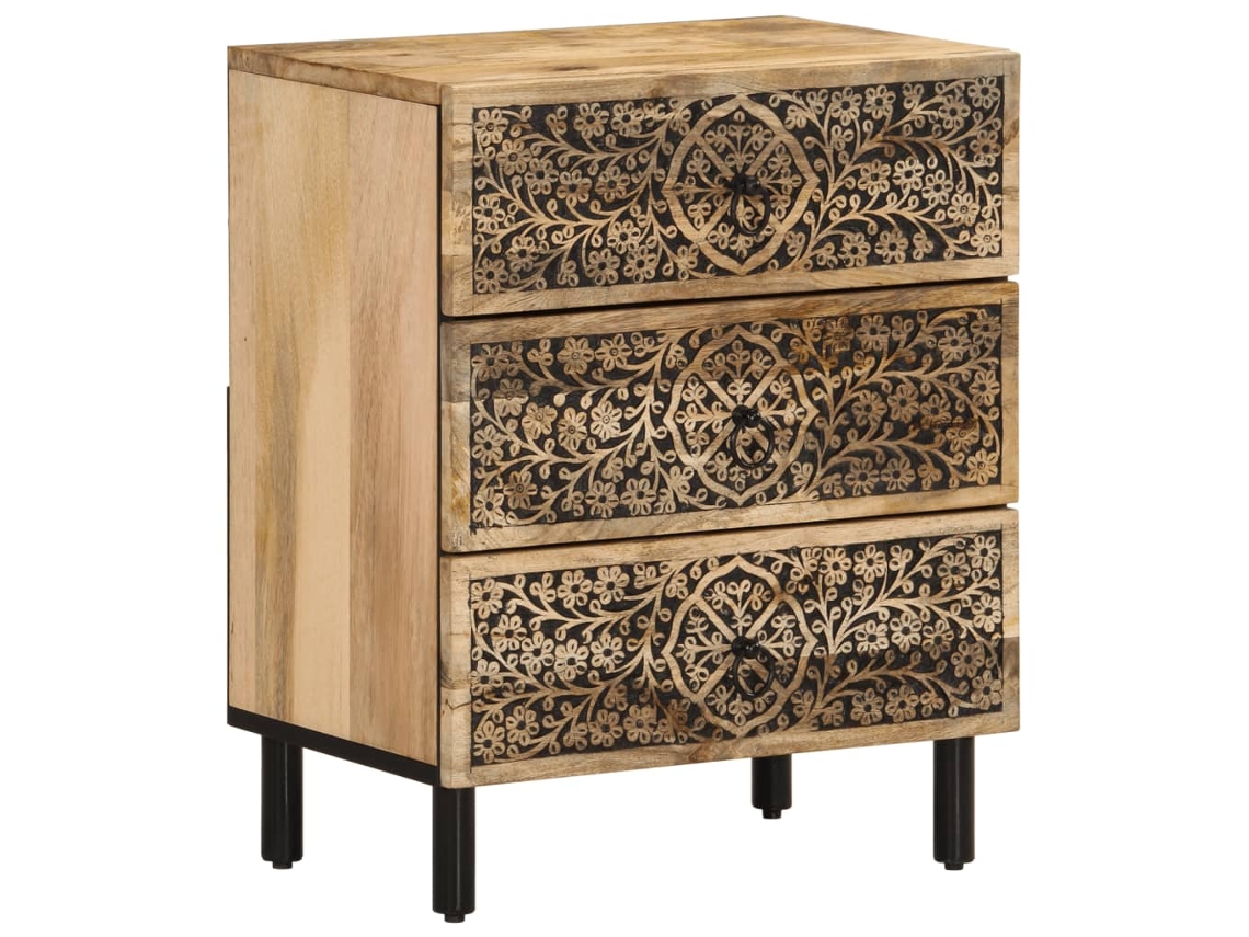 Bedside Cabinet, Bedside Cabinets Vidaxl Marrom Madeira