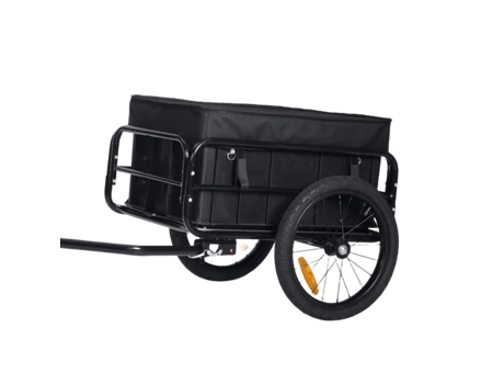 Remolque De Bicicleta Trekker Con Caja De Plástico
